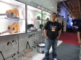 Arwel faz promoção durante Expomusic