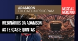 Webinários gratuitos da Adamson