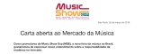 Music Show lança Carta Aberta ao Mercado da Música
