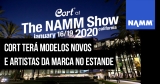 NAMM 2020: Cort leva seus artistas para NAMM