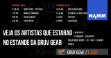 NAMM 2020: Nik West, Oskar Cartaya & “Sugarfoot” no estande da Gruv Gear