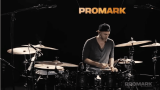Matt Halpern e sua baqueta assinada Hickory Matt Halpern Wood Tip da Promark