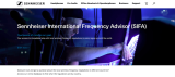 Site da Sennheiser inclui assessoria de frequência internacional