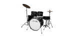 Bateria Turbo Action e pratos Hero na Turbo Percussion