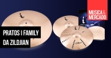 Pratos Zildjian apresenta pratos da I Family